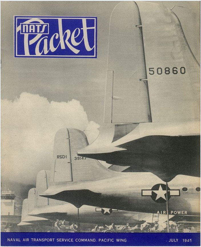 NATS Packet cover, July, 1945