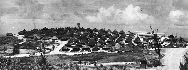 Seabees base on Guam 1945